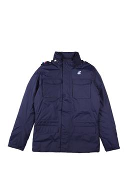 Field jacket k-way uomo BLUE D-BROWN O