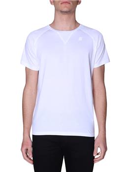 T-shirt k-way classica uomo WHITE