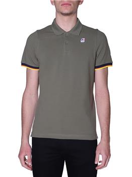 Polo k-way classica stretch GREEN OLIVE