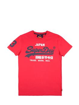 Superdry t-shirt vintage uomo ROSSO