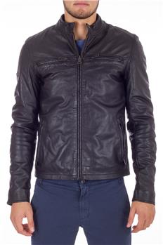 Superdry giacca pelle comp jkt NERO