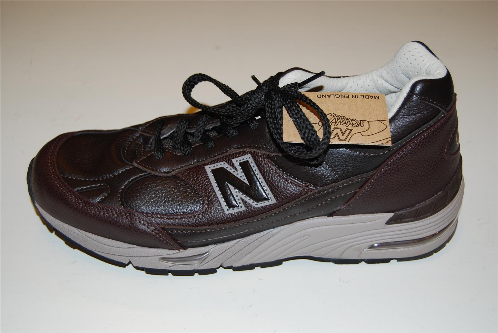 new balance in pelle marrone