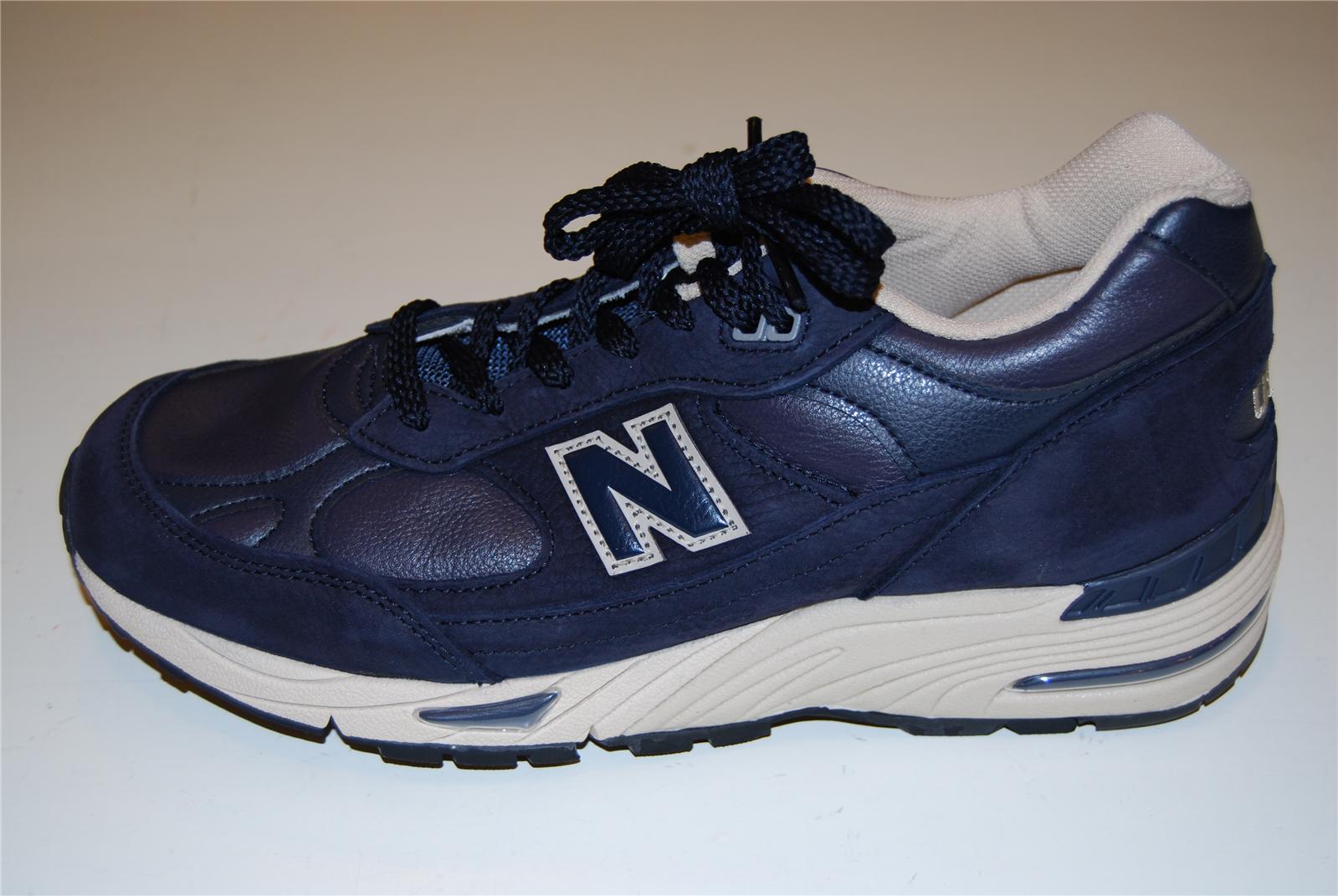 NEW BALANCE 991 PELLE CAMOSCIO BLU I1