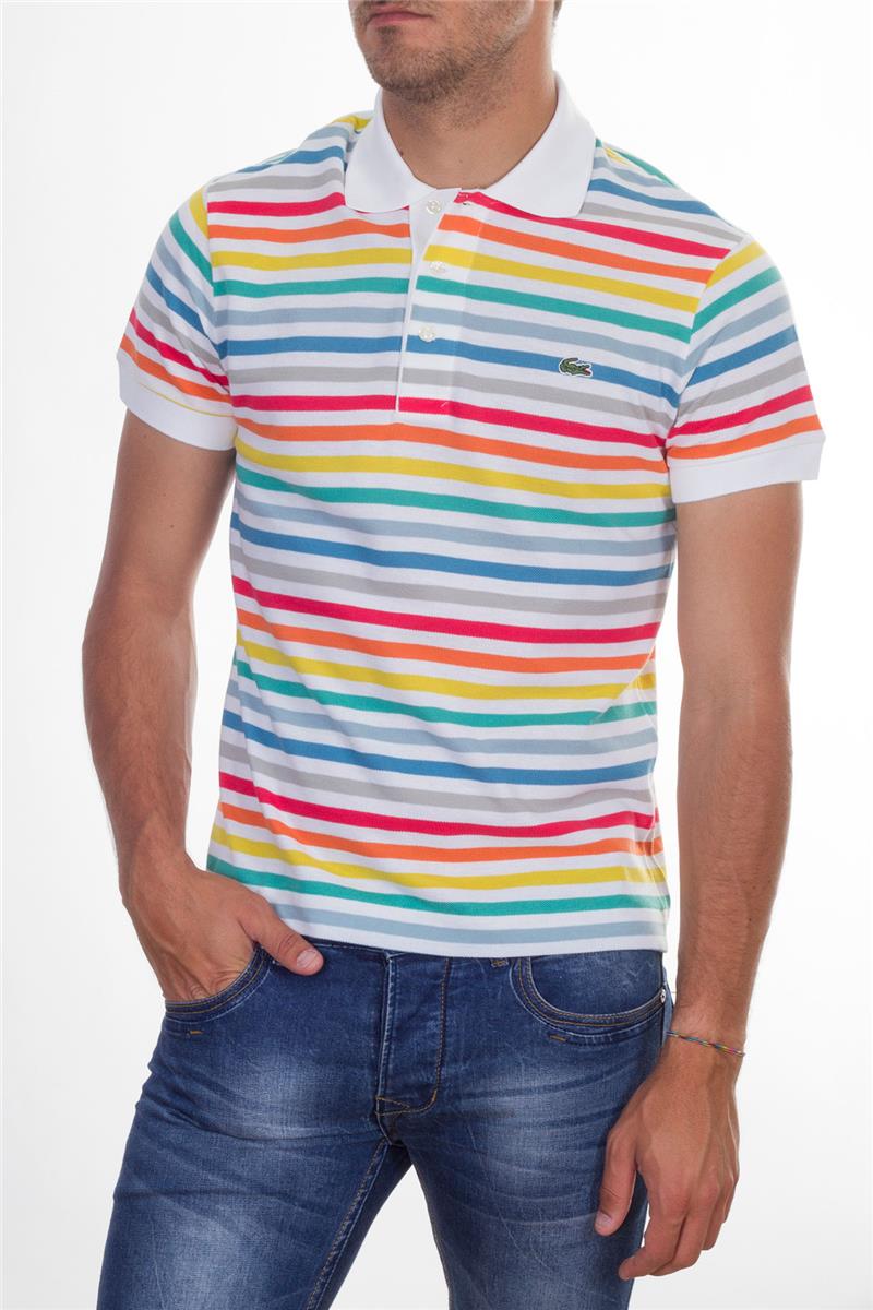 polo lacoste multicolor