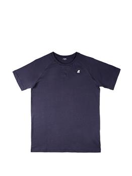 T-shirt k-way classica uomo BLUE DEPHT
