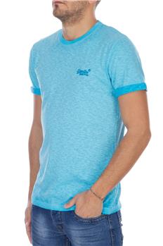 Superdry t-shirt low roller TURCHESE