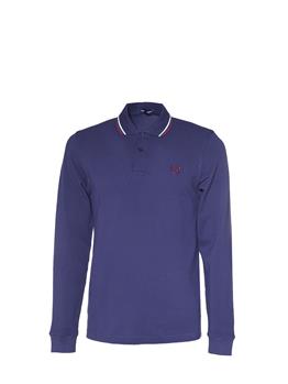 Polo fred perry manica lunga BLU BORDEAUX