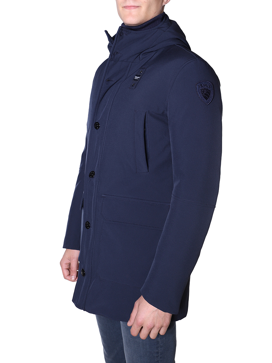 parka blauer uomo