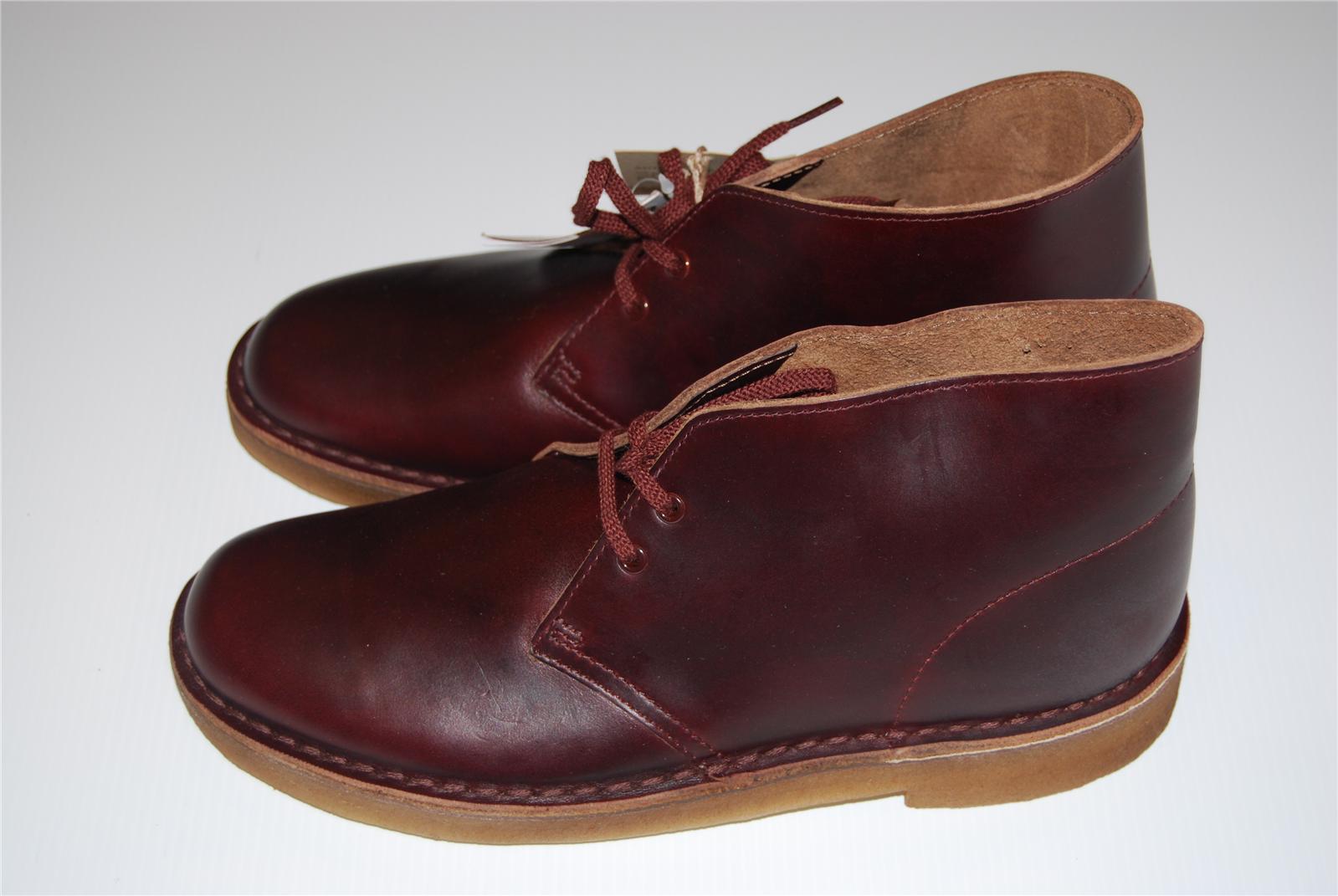 clarks desert boot pelle