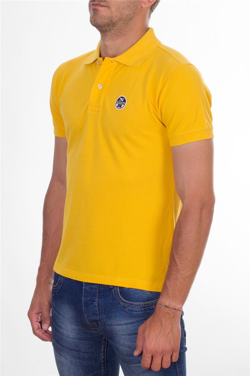 polo gialla uomo
