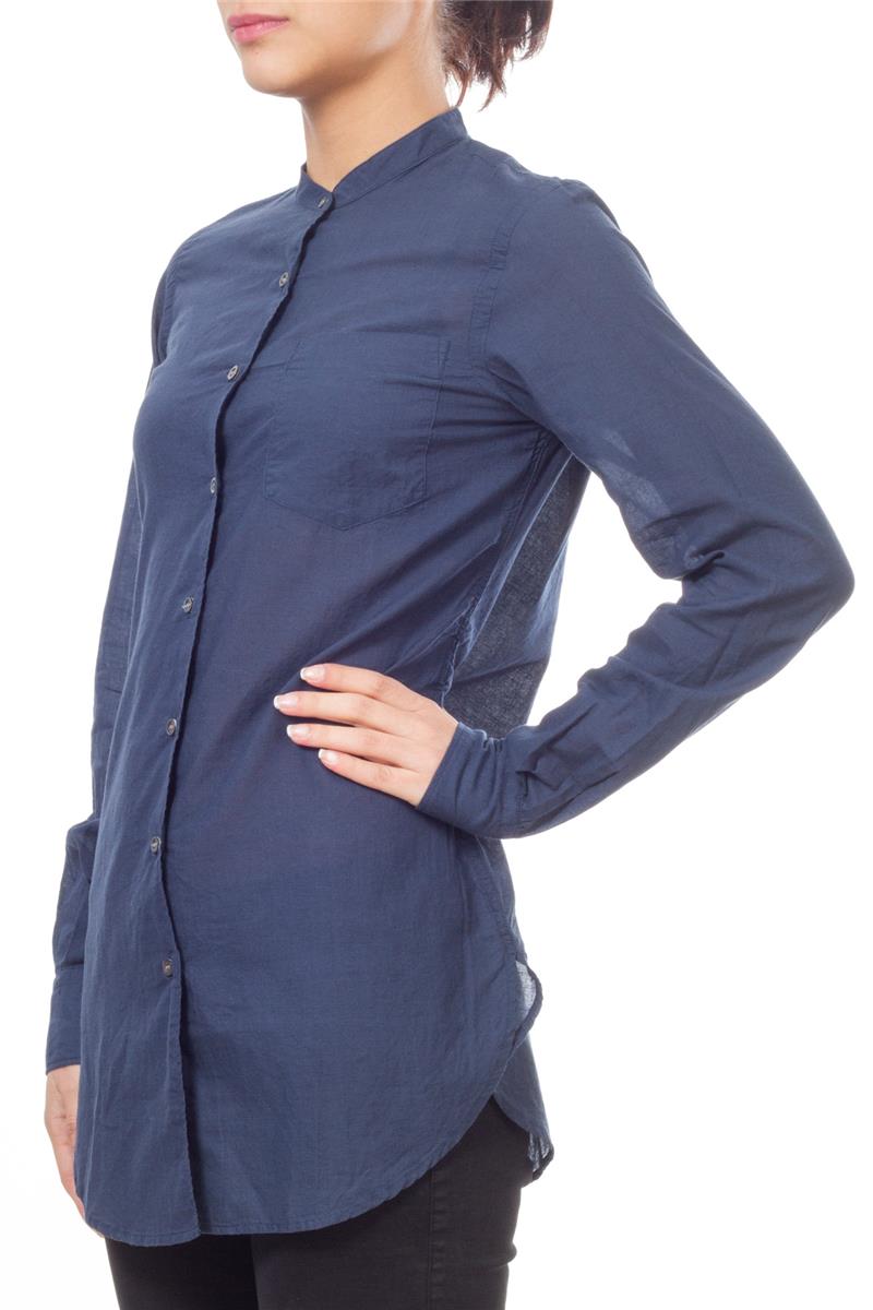 camicia donna blu