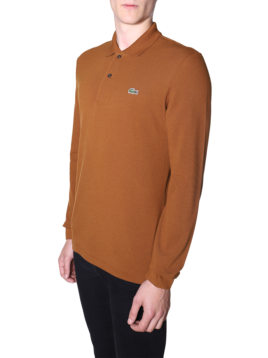 polo lacoste marrone