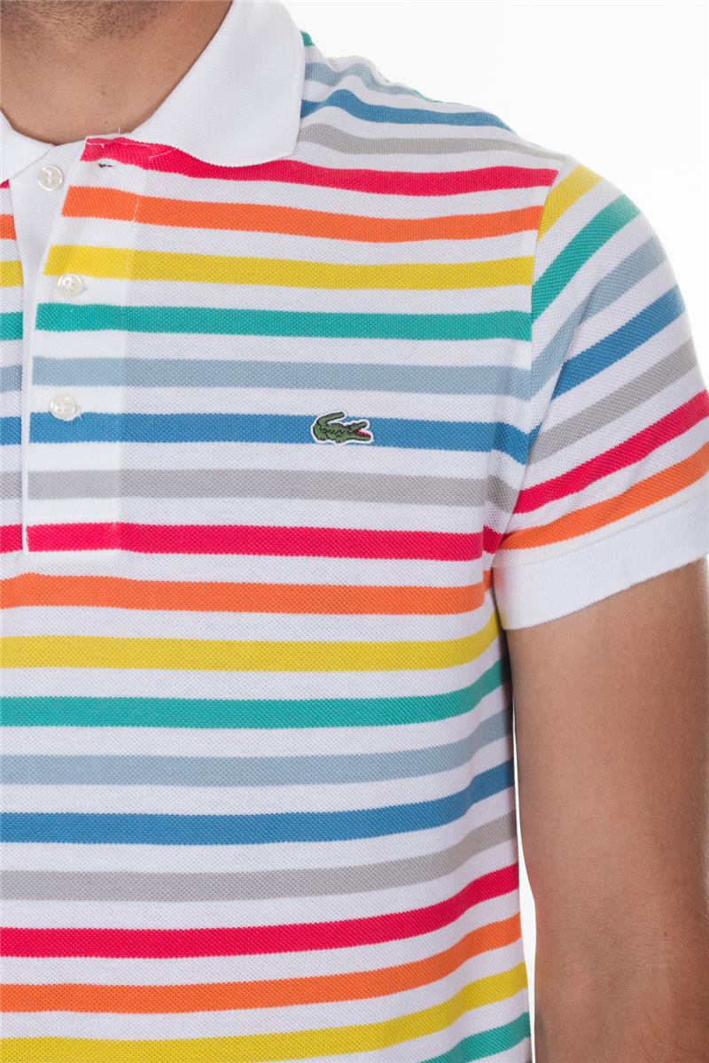 polo lacoste multicolor